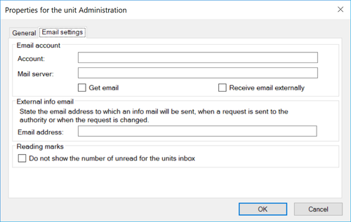 unit inbox properties