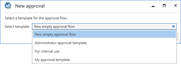 new approval