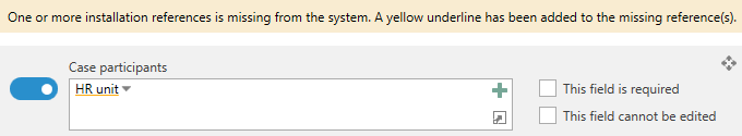 error message
