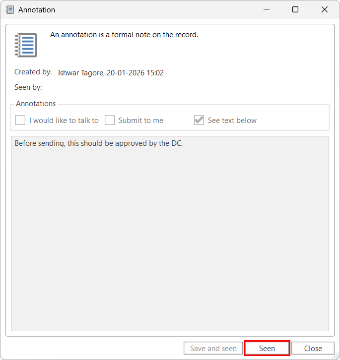 mark read annotation