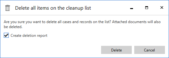delete all