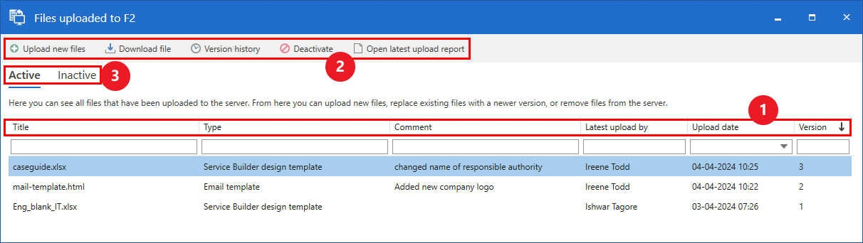 file upload dialogue