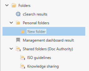 new folder