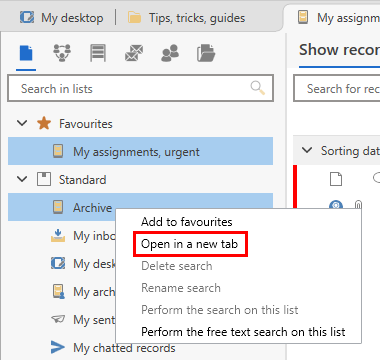 open list new tab