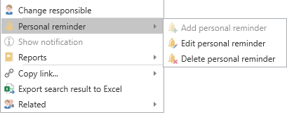 remove edit reminder