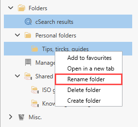rename folder