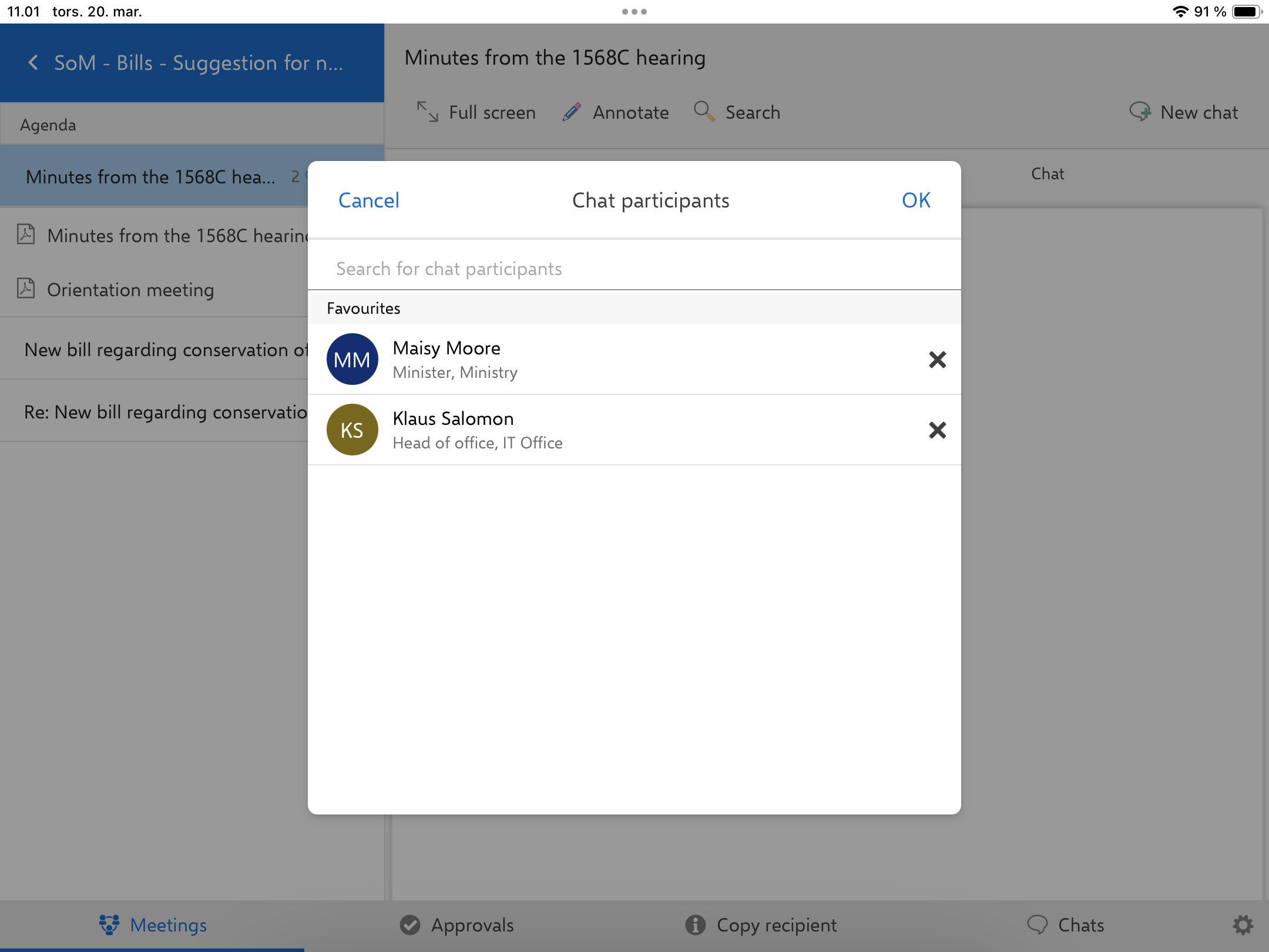 chats add participants