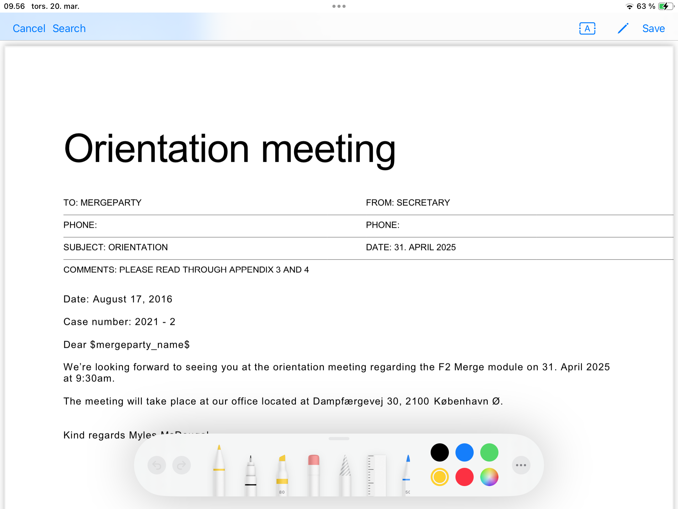 meetings annotate