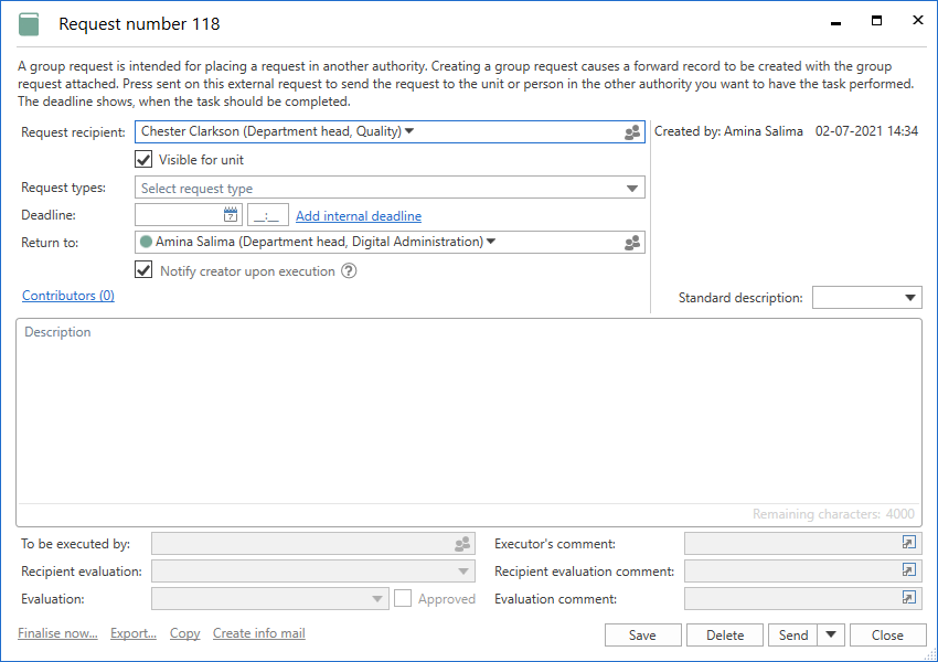 group request window