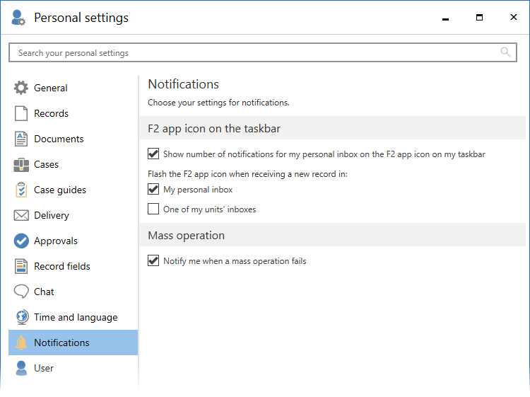 notifications tab gradient