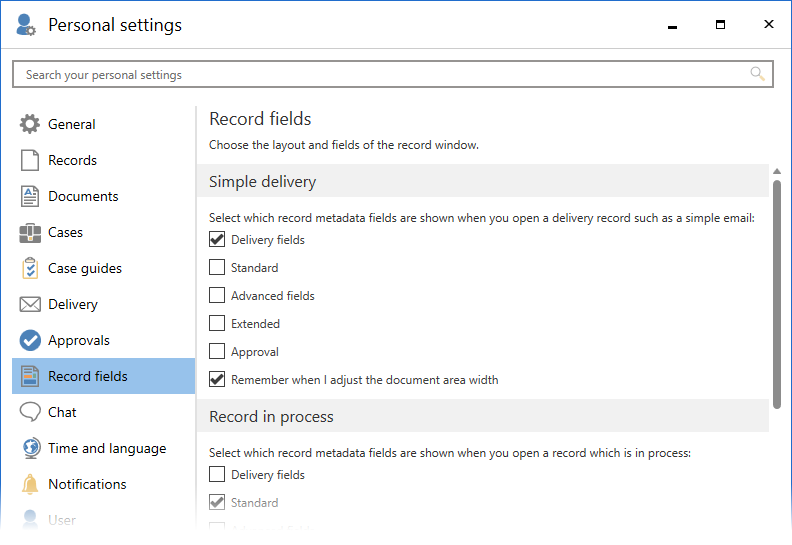 record fields tab gradient