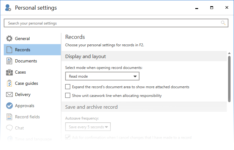 records tab gradient