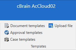 templates menu group