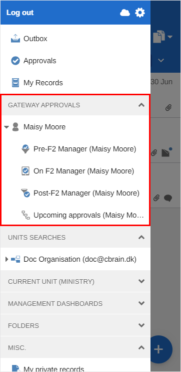 gateway approvals lists