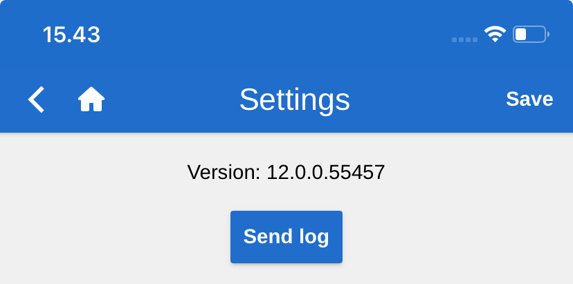 options send log