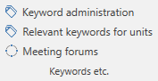 keyword menu