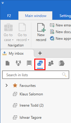 on behalf inboxes