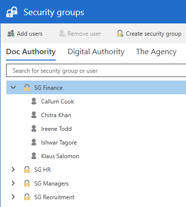 security group example