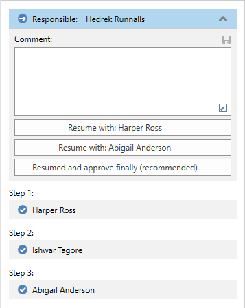 approval resume final approval
