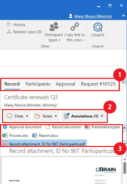case preview functions