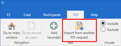 import other foi