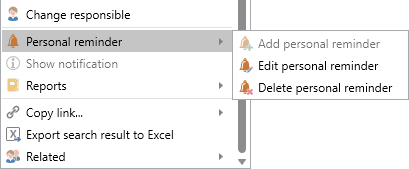 remove edit reminder