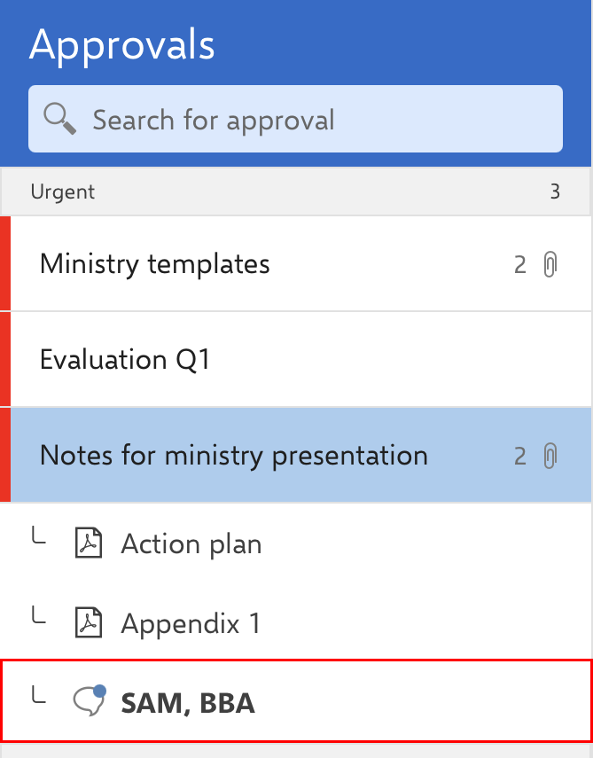 approval chat