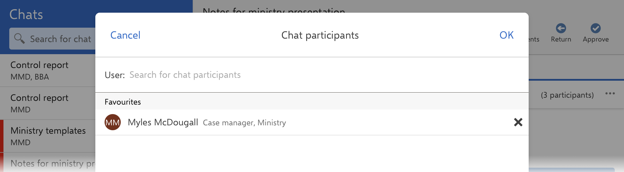 chats add participants