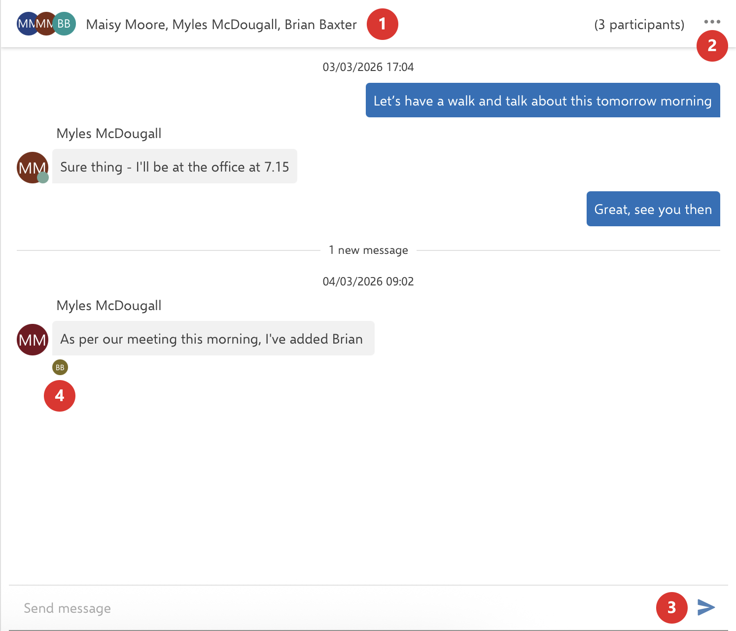 chats chat window