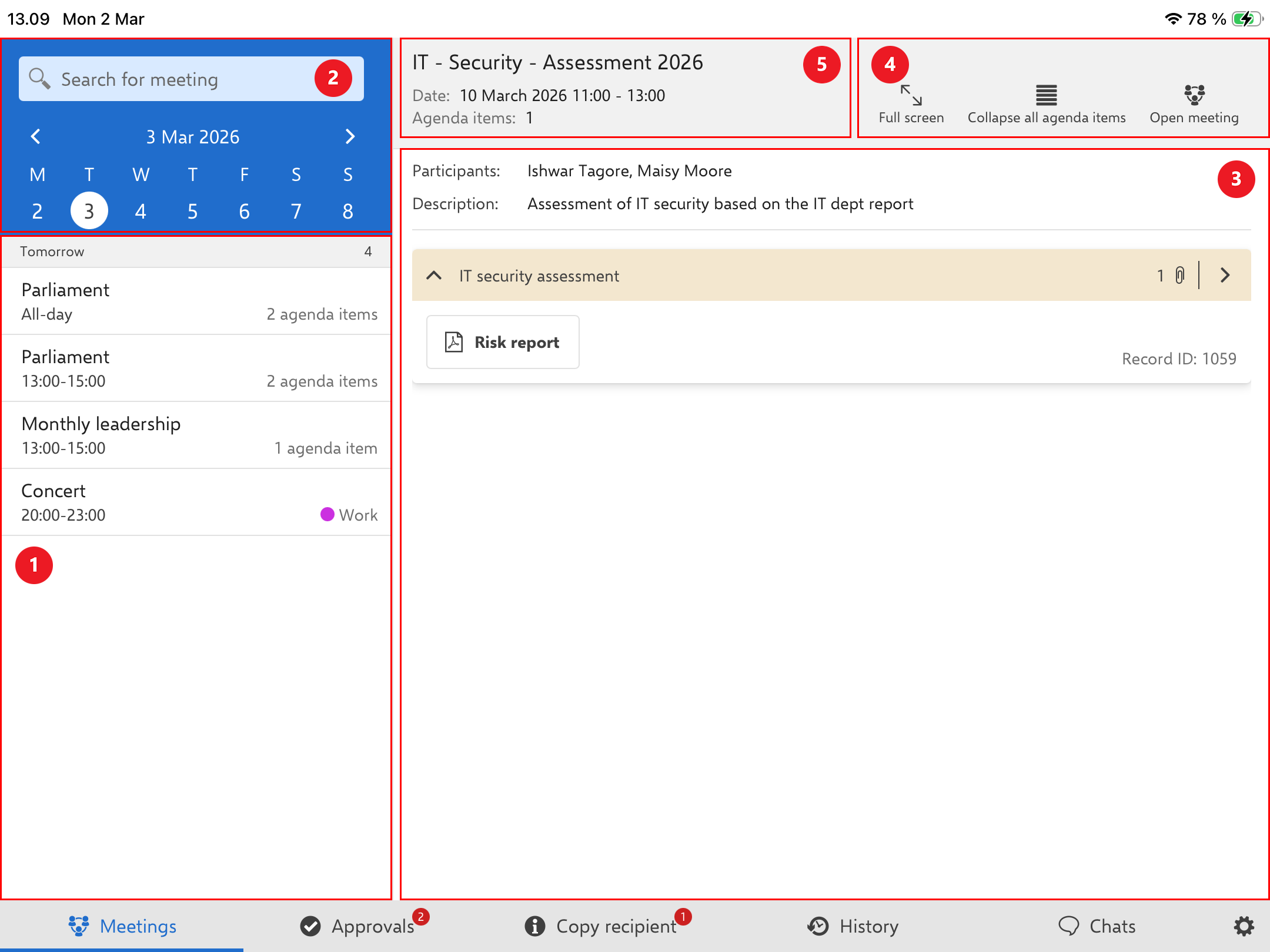 meetings overview