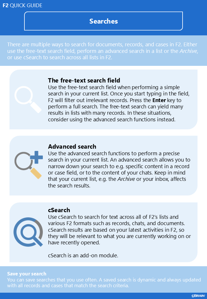 searches