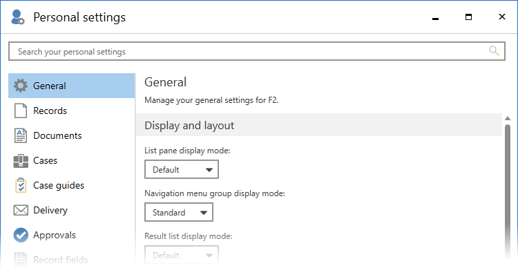 general tab gradient
