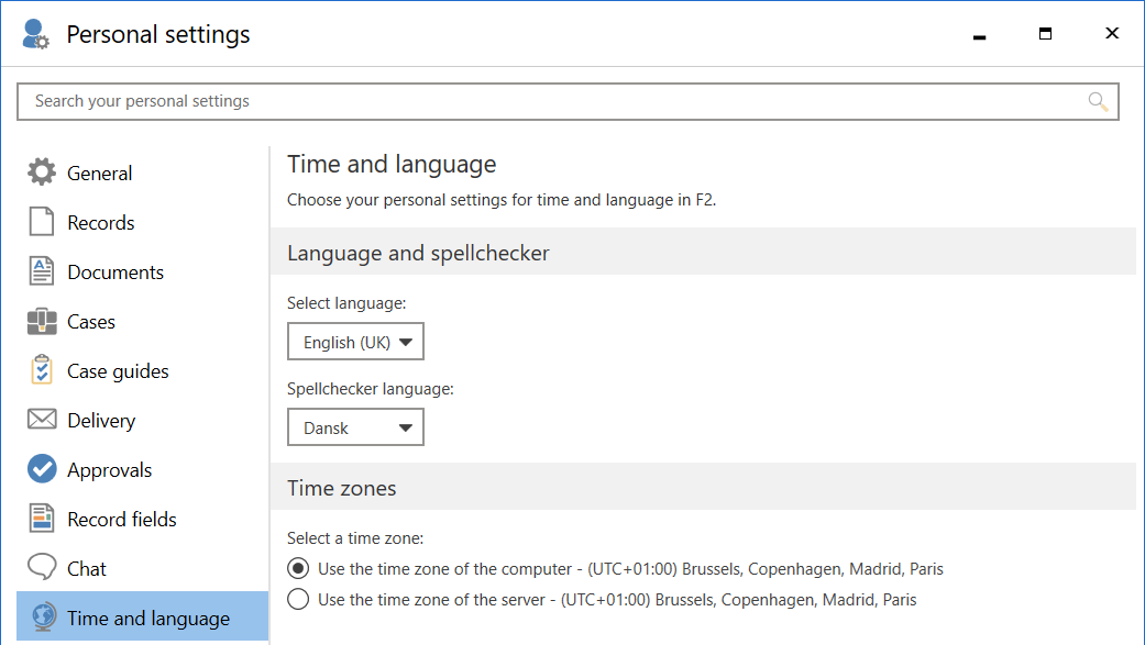 time language tab gradient
