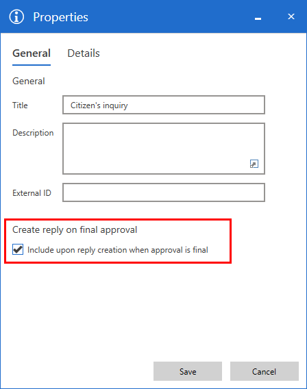 document properties