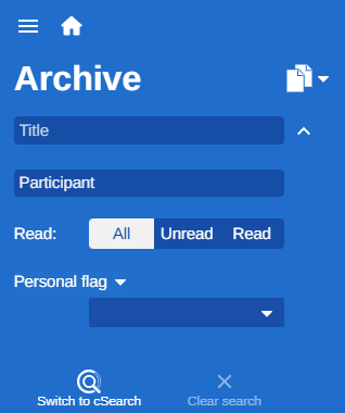advanced search