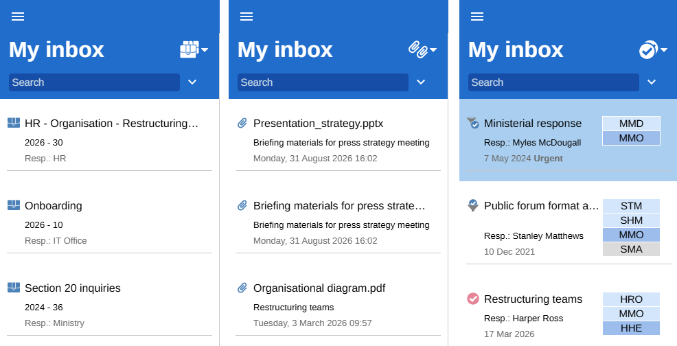inbox views