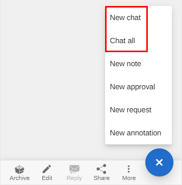 create chat