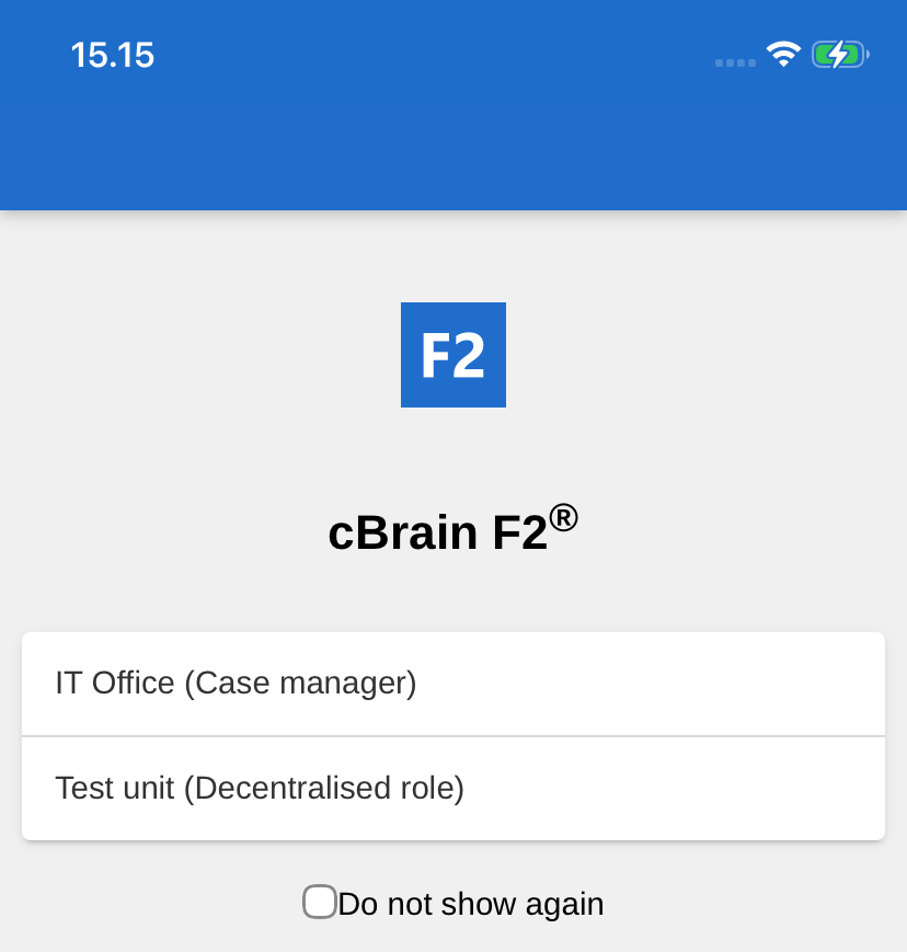role selector ios